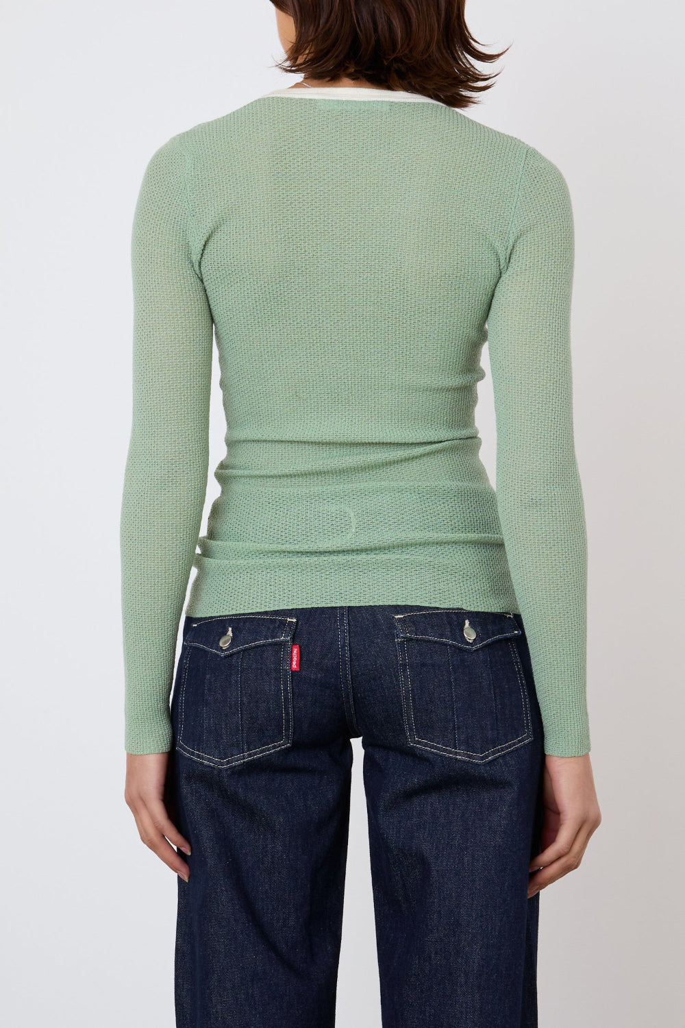 The Elise Long Sleeve Knit, Apple