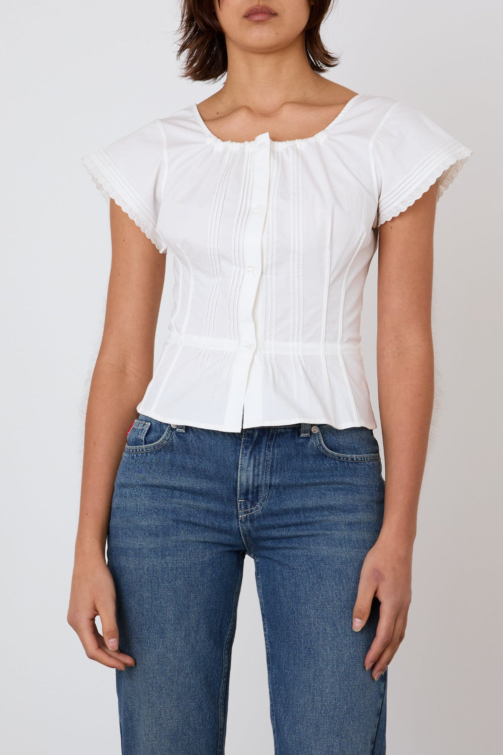 The Renee Blouse, Porcelain