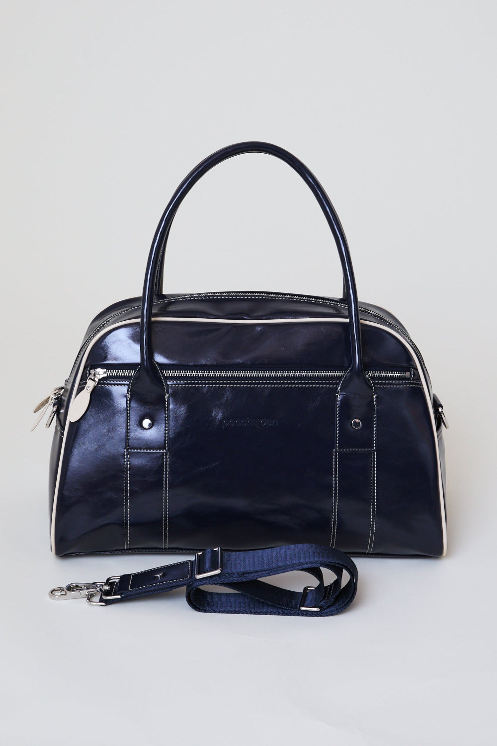 The Stella Bowler Bag, Blueberry