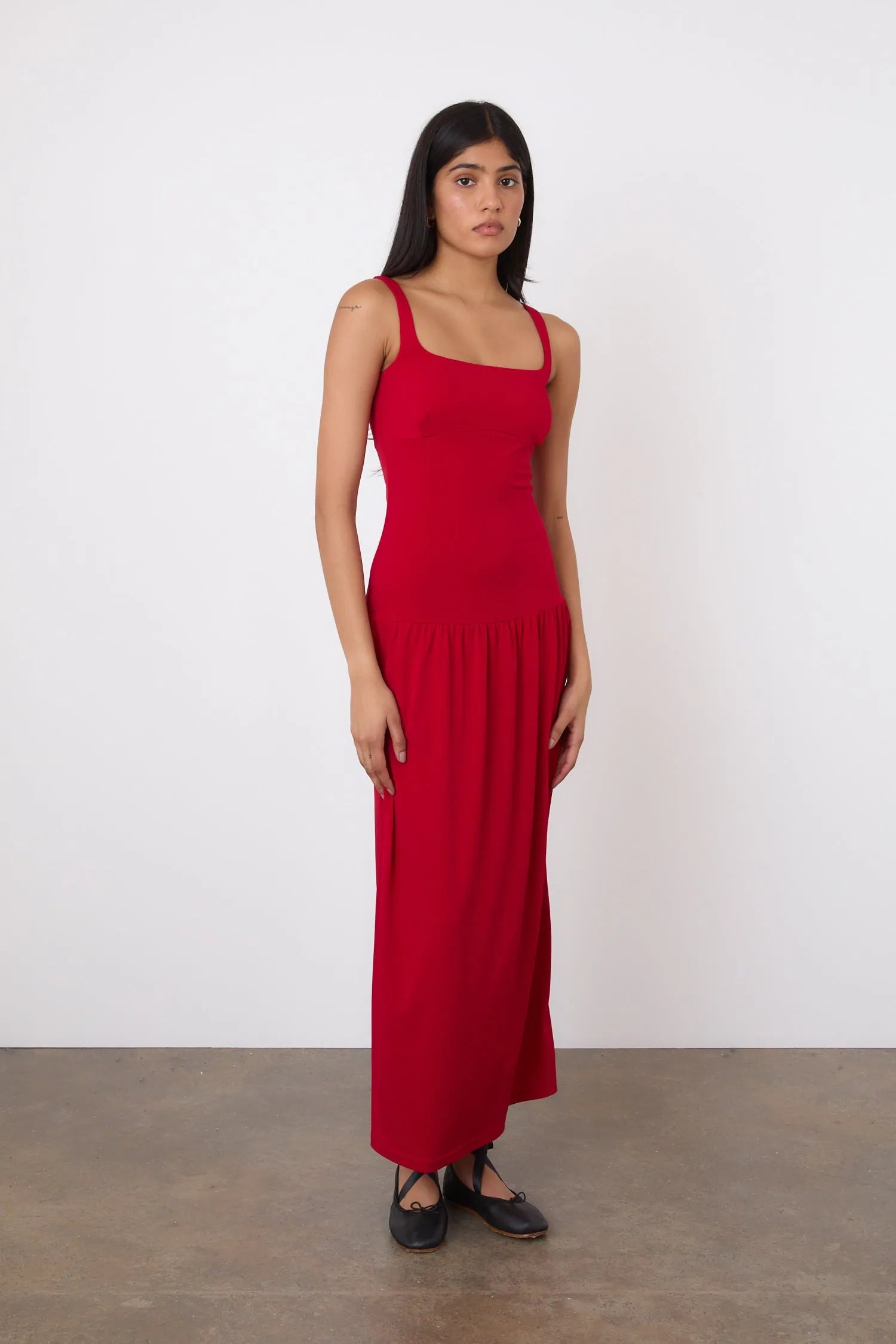 The Kara Maxi Dress, Tomato