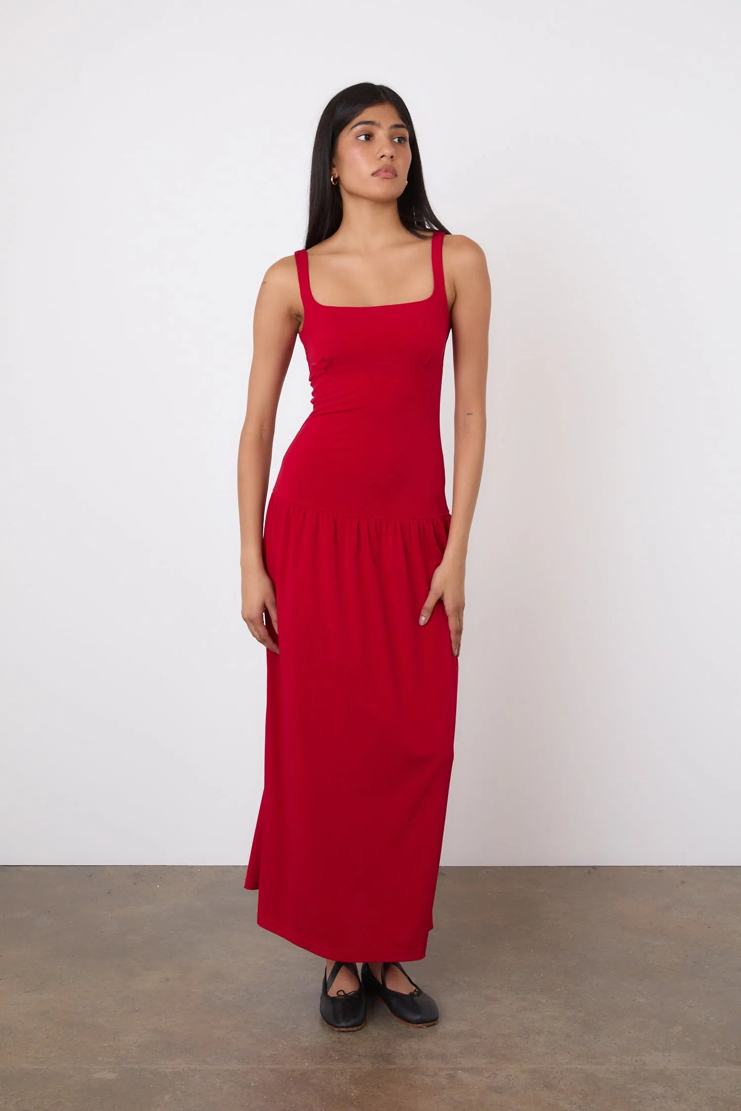 The Kara Maxi Dress, Tomato