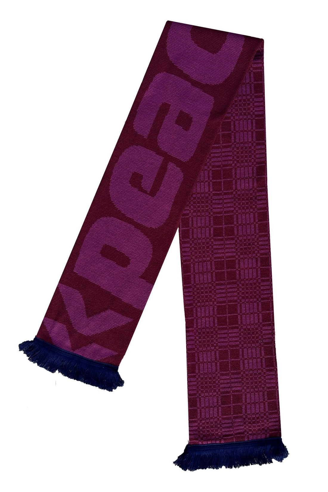 Peachy FC Scarf, Plum Navy - Peachy Den