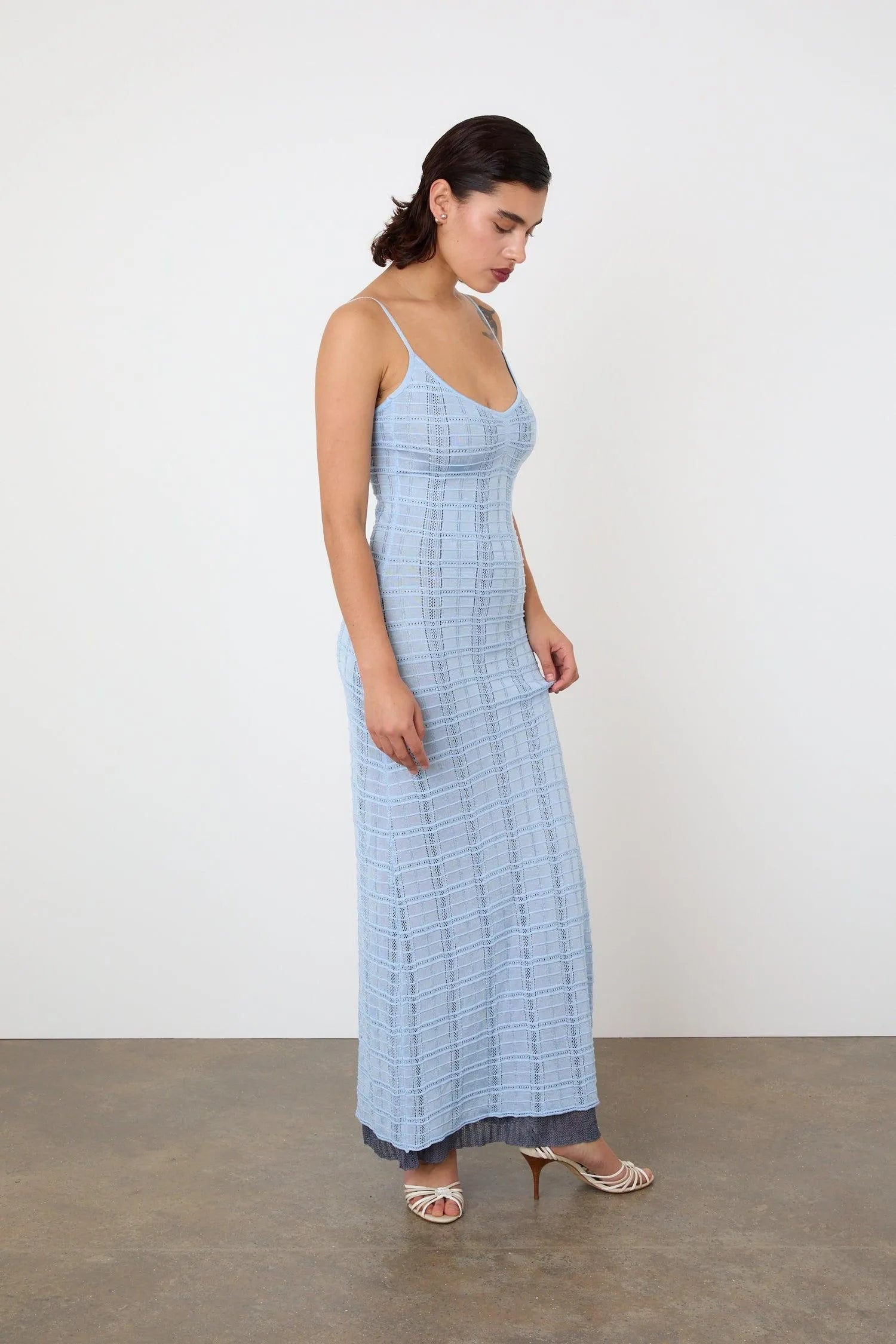 The Agnes Maxi Dress, Rain - Peachy Den