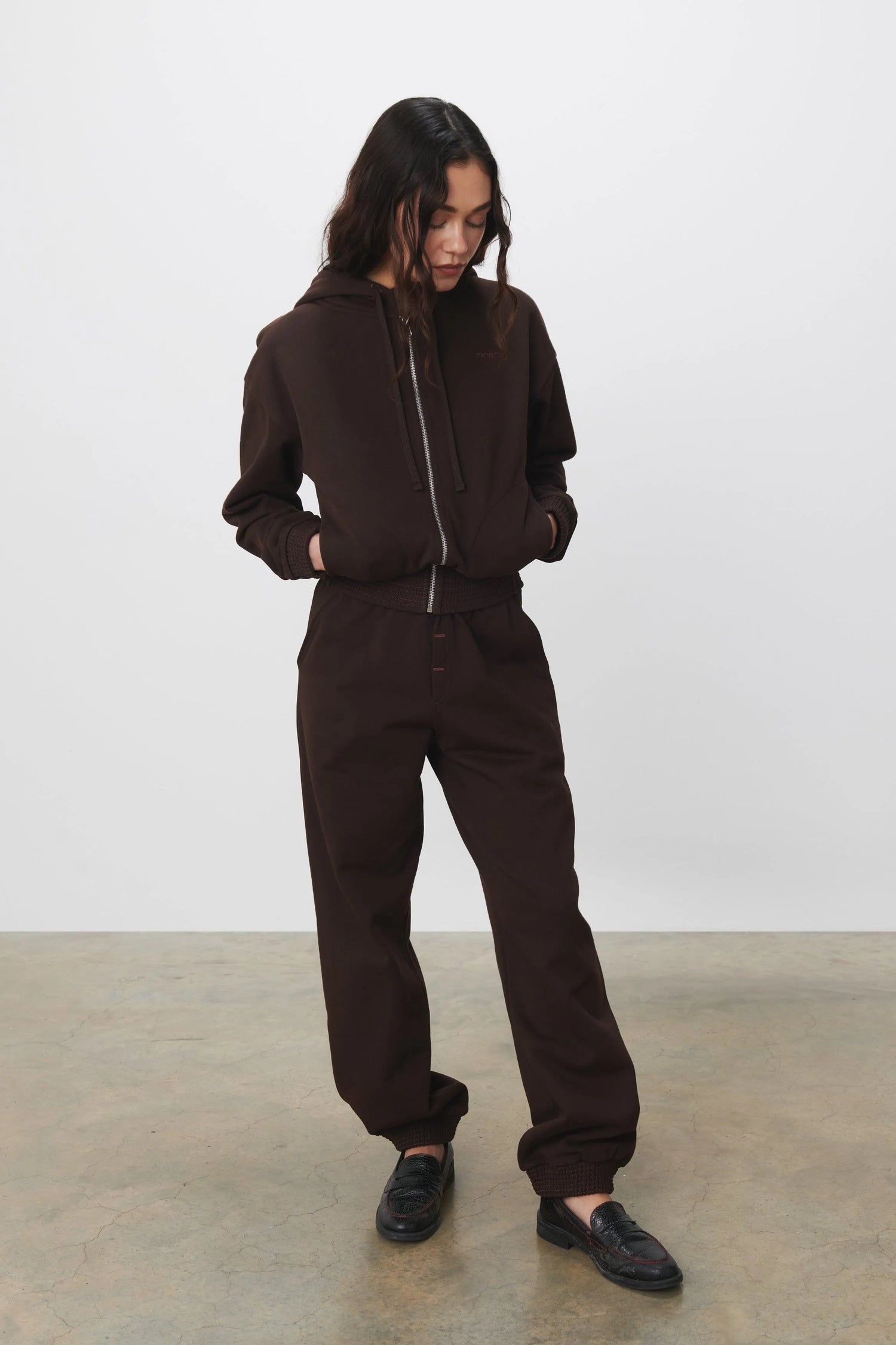 The Betty Sweatpants, Espresso - Peachy Den