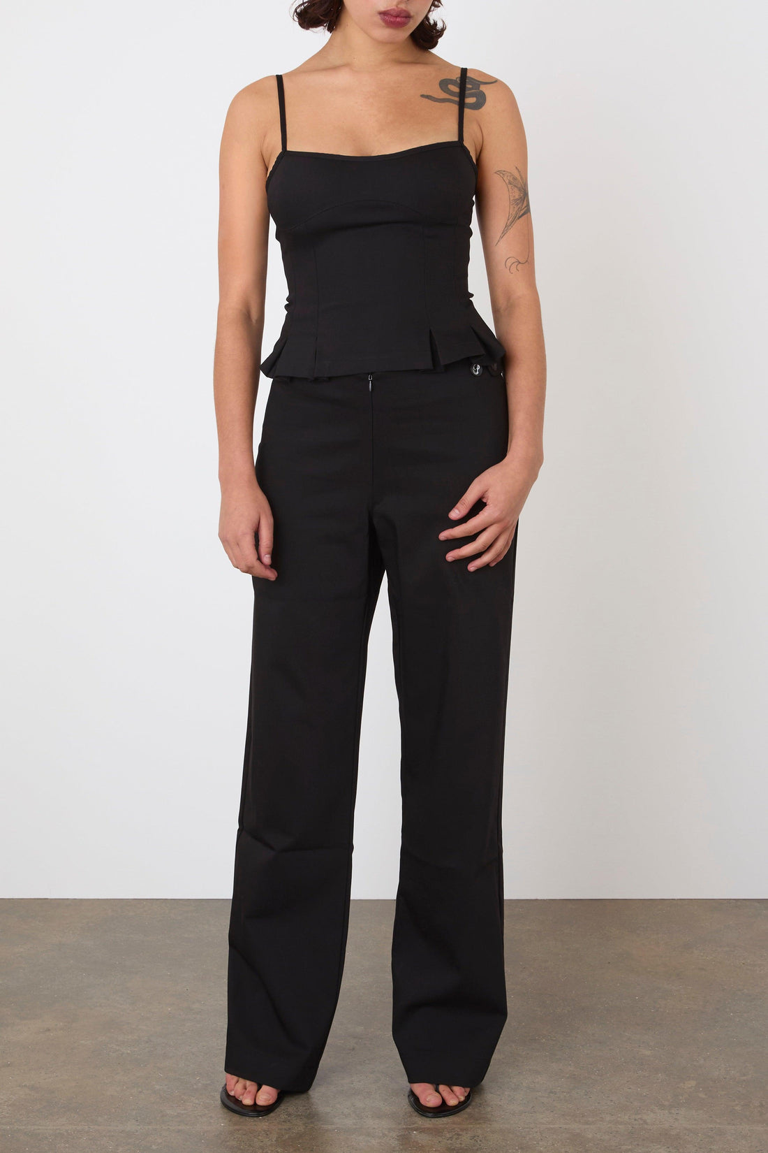 The Cher Trousers, Black - Peachy Den