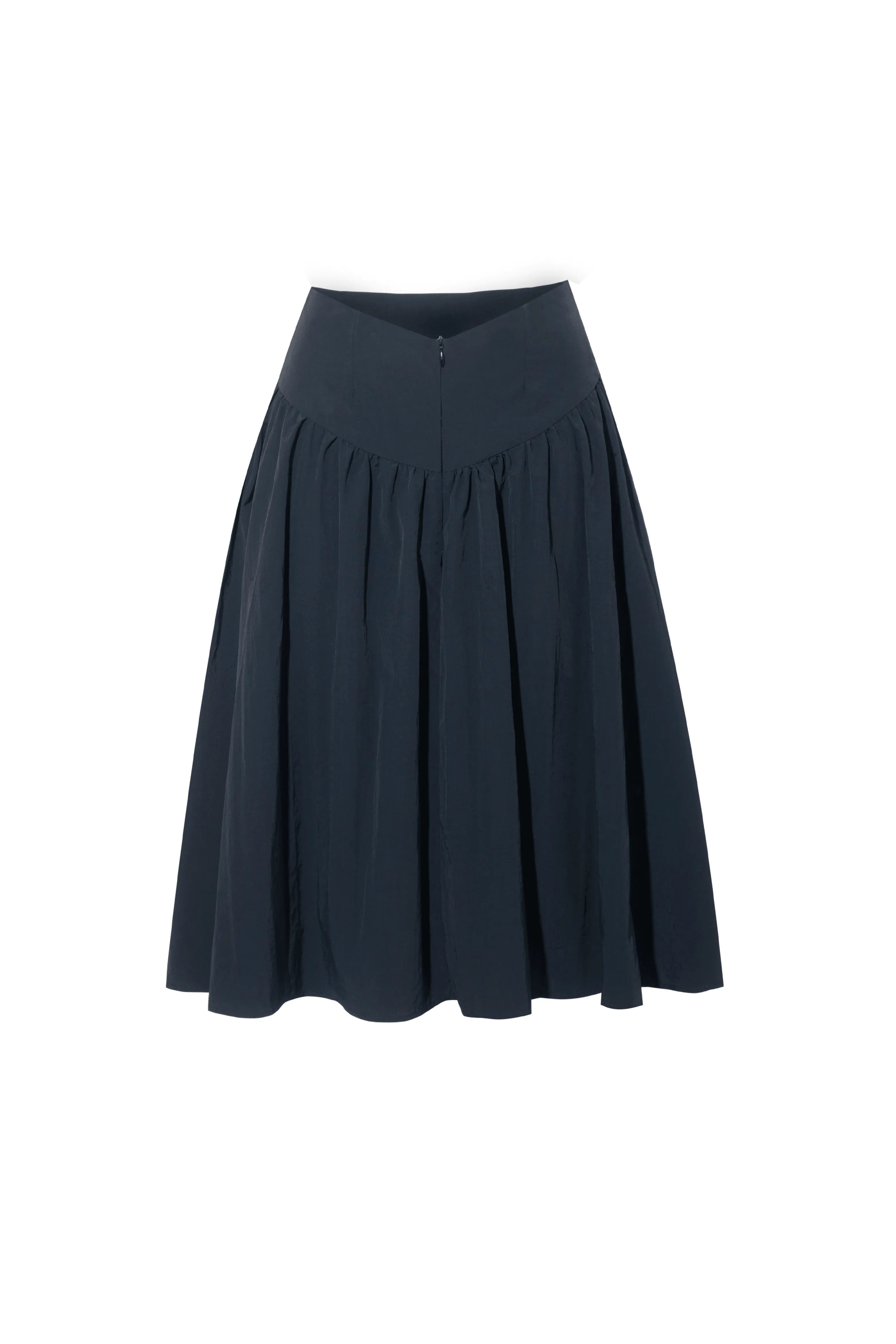 The Deba Midi Skirt, Navy