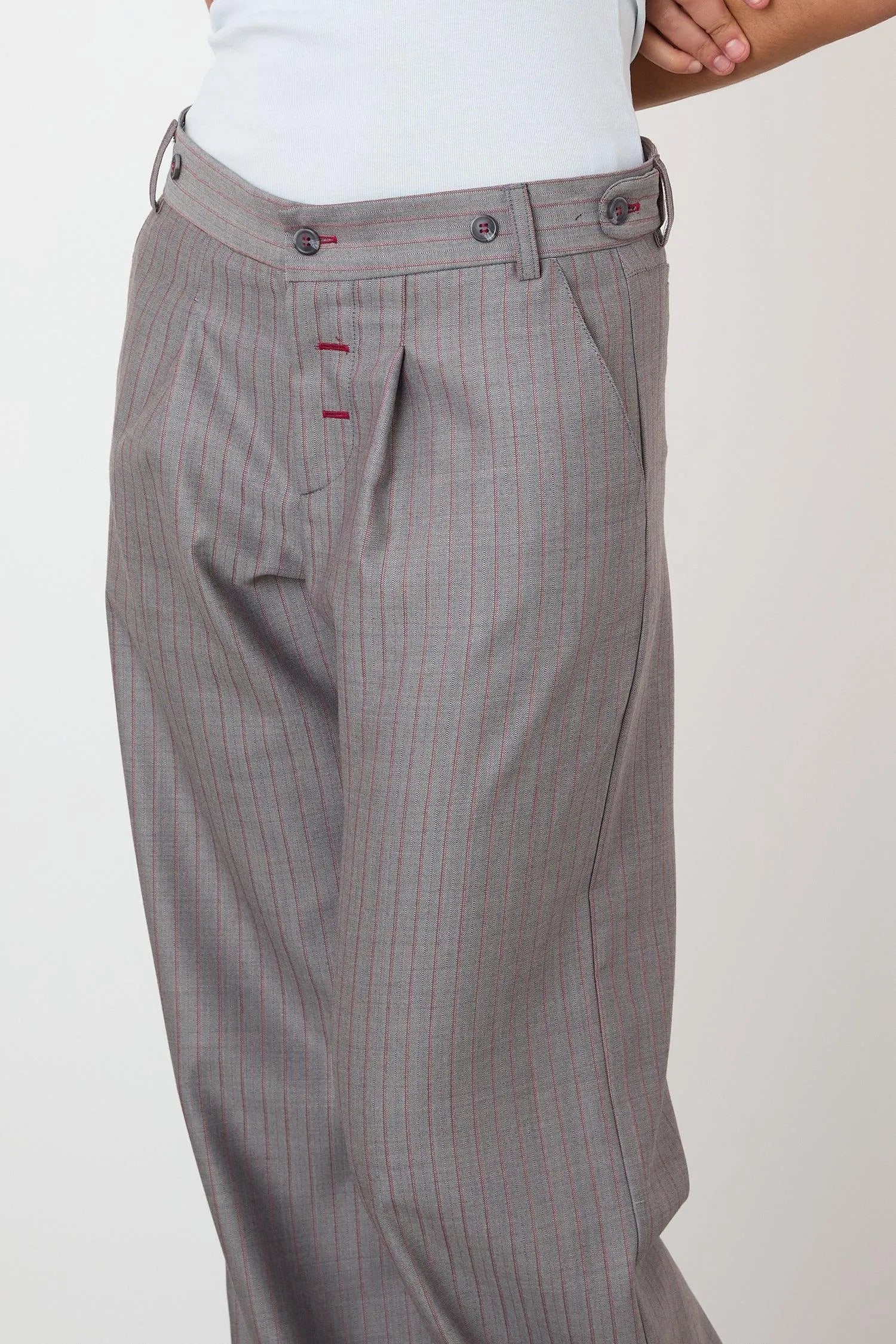 The Lennox Trousers, Granite - Peachy Den