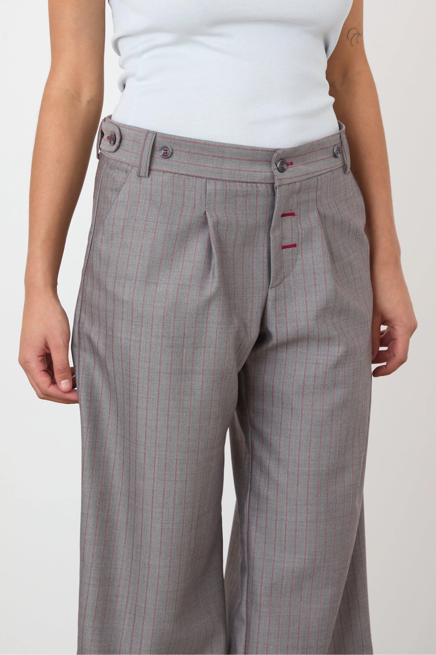 The Lennox Trousers, Granite - Peachy Den